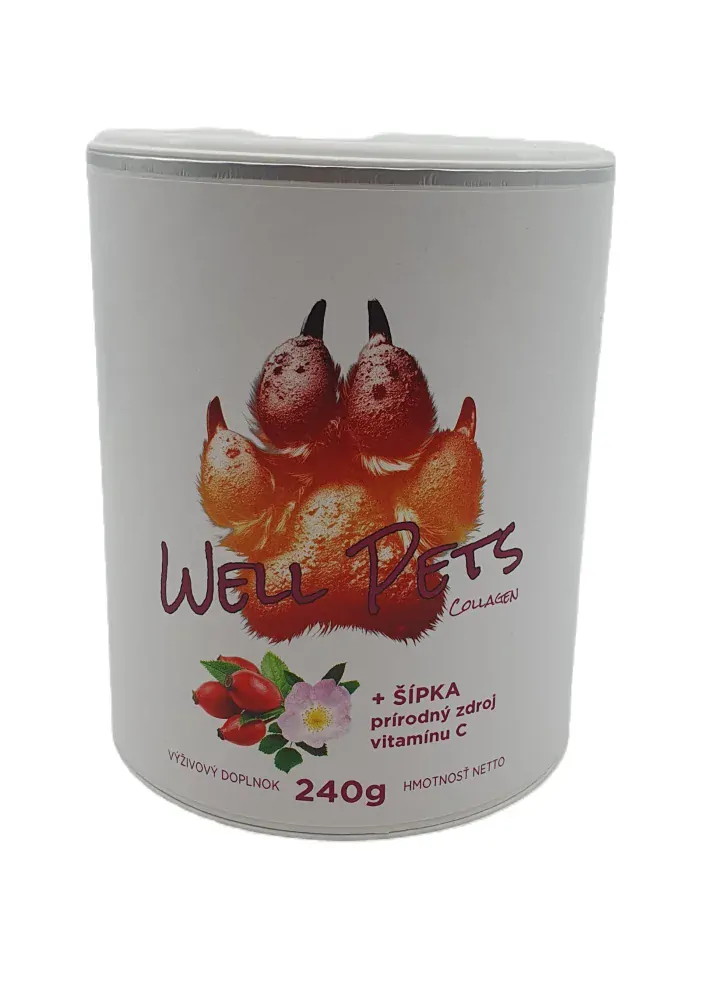 Wellpets kolagén + šípka