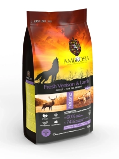 Ambrosia Fresh venison & lamb ultra premium 2kg