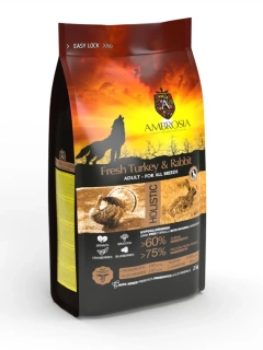 Ambrosia Fresh Turkey& rabbit 12kg