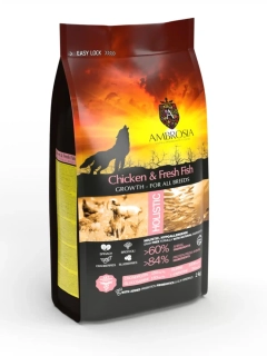 Ambrosia Chicken & Fresh fish puppy & growth 2kg