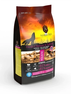 Ambrosia Fresh Chicken & Salmon junior/growth large breeds 2kg