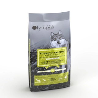 Black Olympus turkey & salmon senior, light2kg